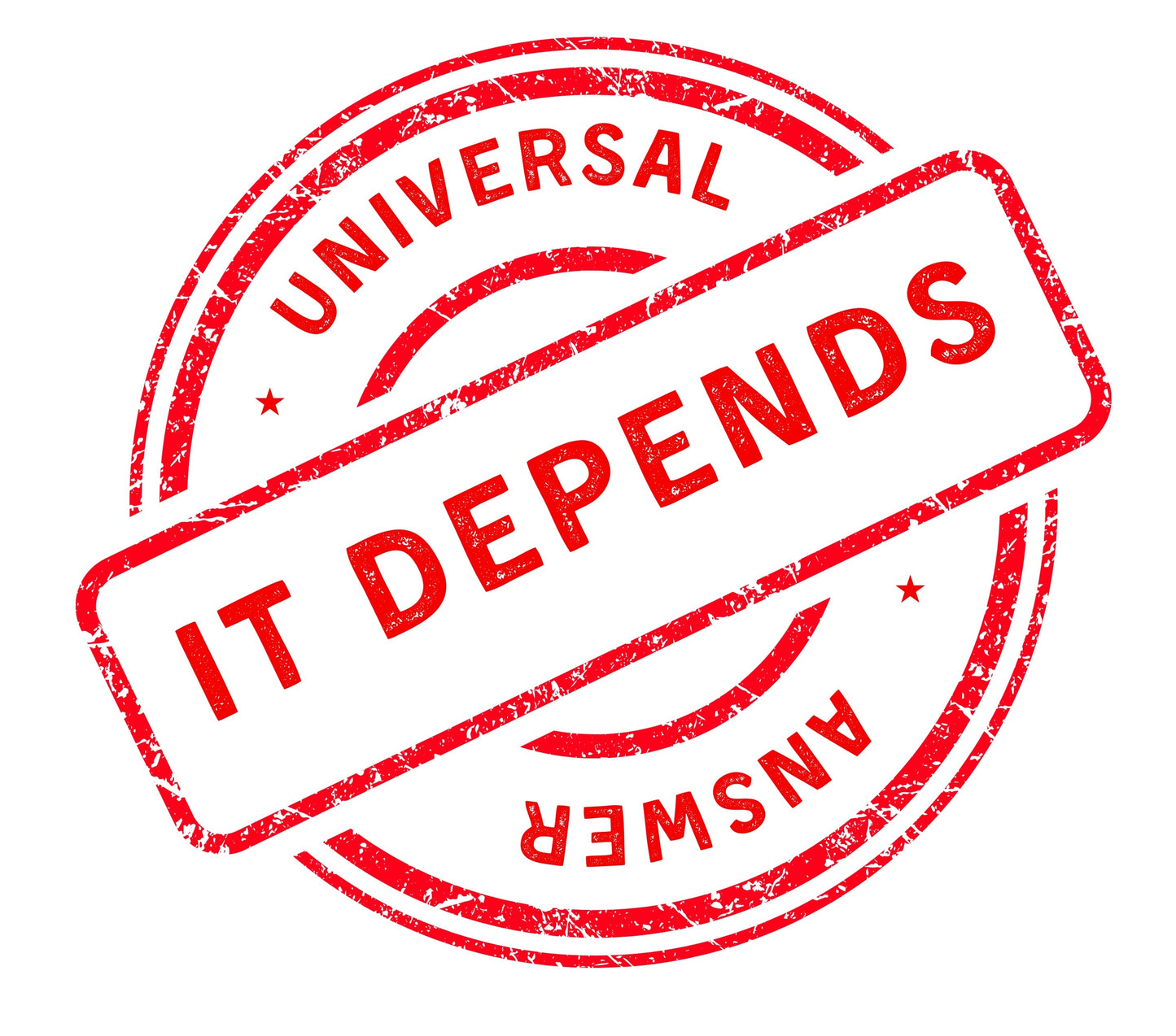 It Depends | Regular Fit | Unisex